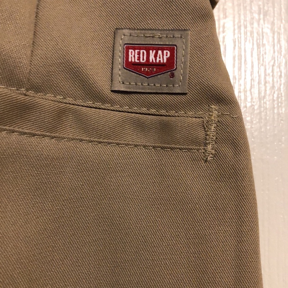 NWO TAG RED KAP MEN WORK PANTS. COLOR KAKI . - Picture 3 of 5